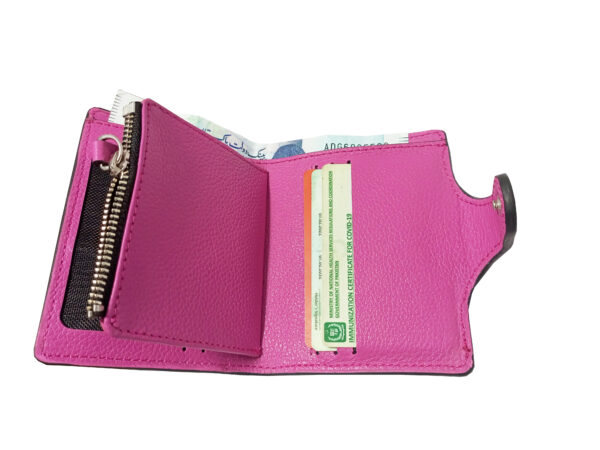 Elegant Shocking Pink Ladies Wallet